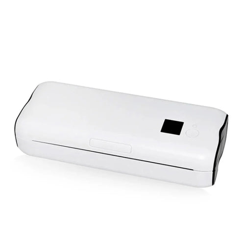 A4 Mini Phone Bluetooth-compatible USB Connection Inkless Printer Rechargeable ABS Thermal Photo Printer with 50 Print Papers - 1