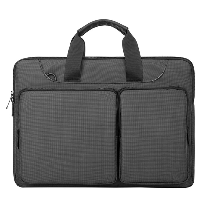 MA536 15-15.6 Inch Notebook Computer Handbag Polyester+Fleece Laptop Shoulder Bag Business Messenger Tote Bag - 2