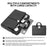 MA536 15-15.6 Inch Notebook Computer Handbag Polyester+Fleece Laptop Shoulder Bag Business Messenger Tote Bag - 3
