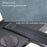 13.3 / 14 inch Laptop Sleeve PU Leather Handbag Sleeve Notebook Computer Bag Storage Water-Repellent Pouch - Grey - 4