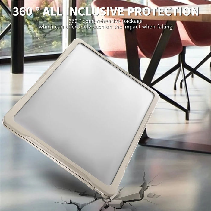 For MacBook Air 13 inch (2018) A1932  /  (2020) A2337 M1 A2179 Shockproof PC+TPU Cover Anti-Drop Laptop Case - Khaki - 7
