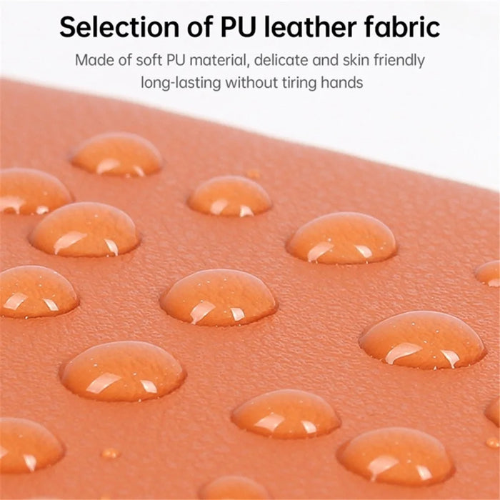 13 inch Protective Laptop Carrying Case Shoulder Bag Waterproof PU Leather Computer Cover Sleeve with Accessories Bag - Brown - 6
