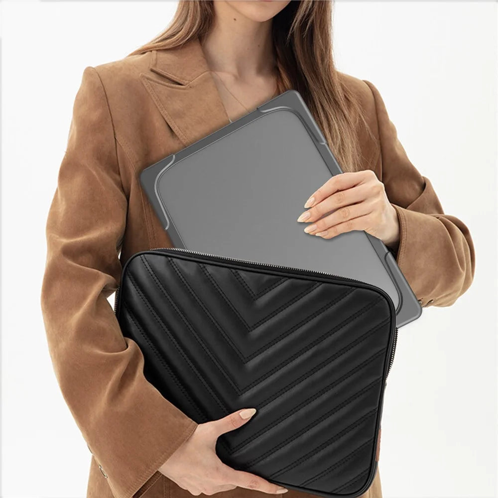 Laptop Case for Macbook Air 15 inch (2026) A3448 / (2025) A3241 / (2024) A311 / (2023) A2941 Stand Design Notebook Anti-Scratch Hard PC Cover - Grey - 6