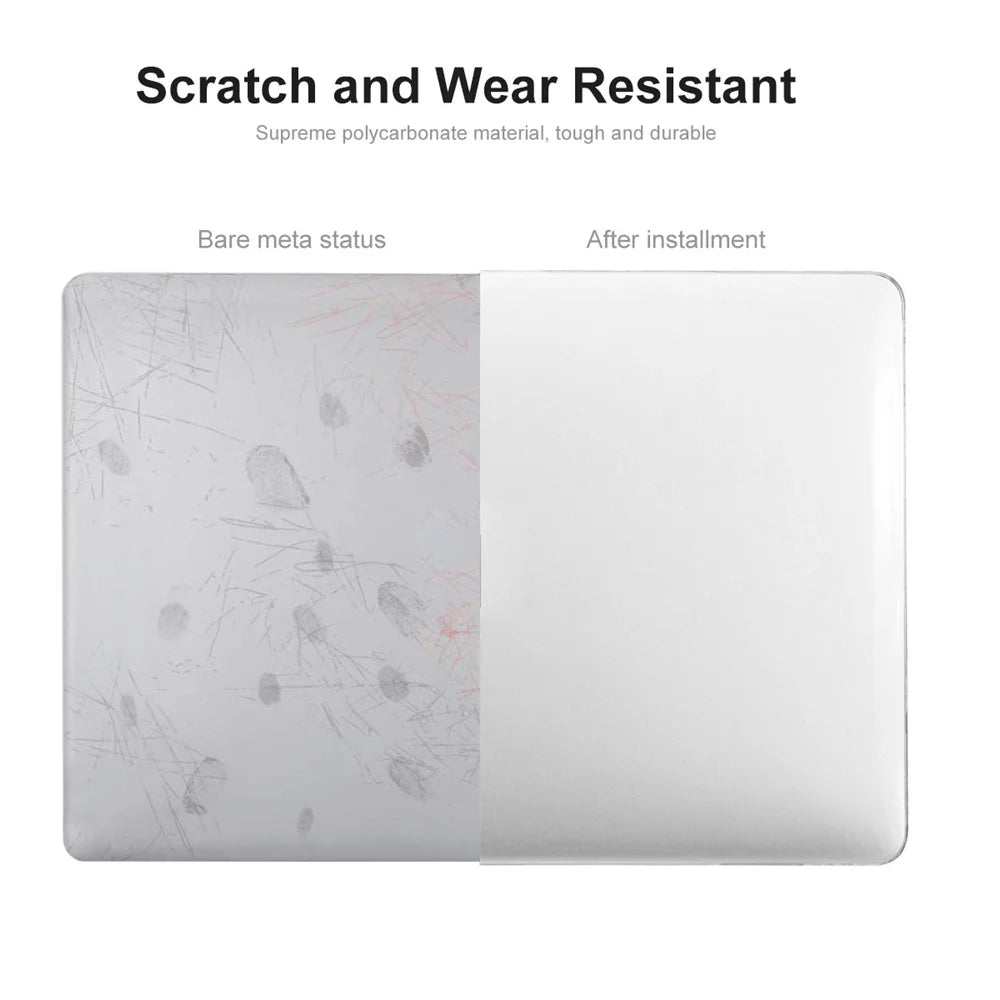 ENKAY HAT PRINCE Shockproof Case for Macbook Air 15 inch (2026) A3448 / (2025) A3241 / (2024) A311 / (2023) A2941 Anti-Scratch Laptop Hard PC Case - Transparent - 4