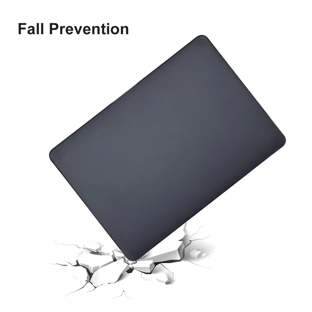 ENKAY HAT PRINCE Shockproof Matte Case for Macbook Air 15 inch (2026) A3448 / (2025) A3241 / (2024) A311 / (2023) A2941 Anti-Drop Laptop Slim Case - Black - 5