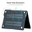 ENKAY HAT PRINCE Case for Macbook Air 15 inch (2025) / (2024) A3114 / (2023) A2941 (US Version) Matte Laptop Cover with TPU Keyboard Film +Plugs - Black - 2