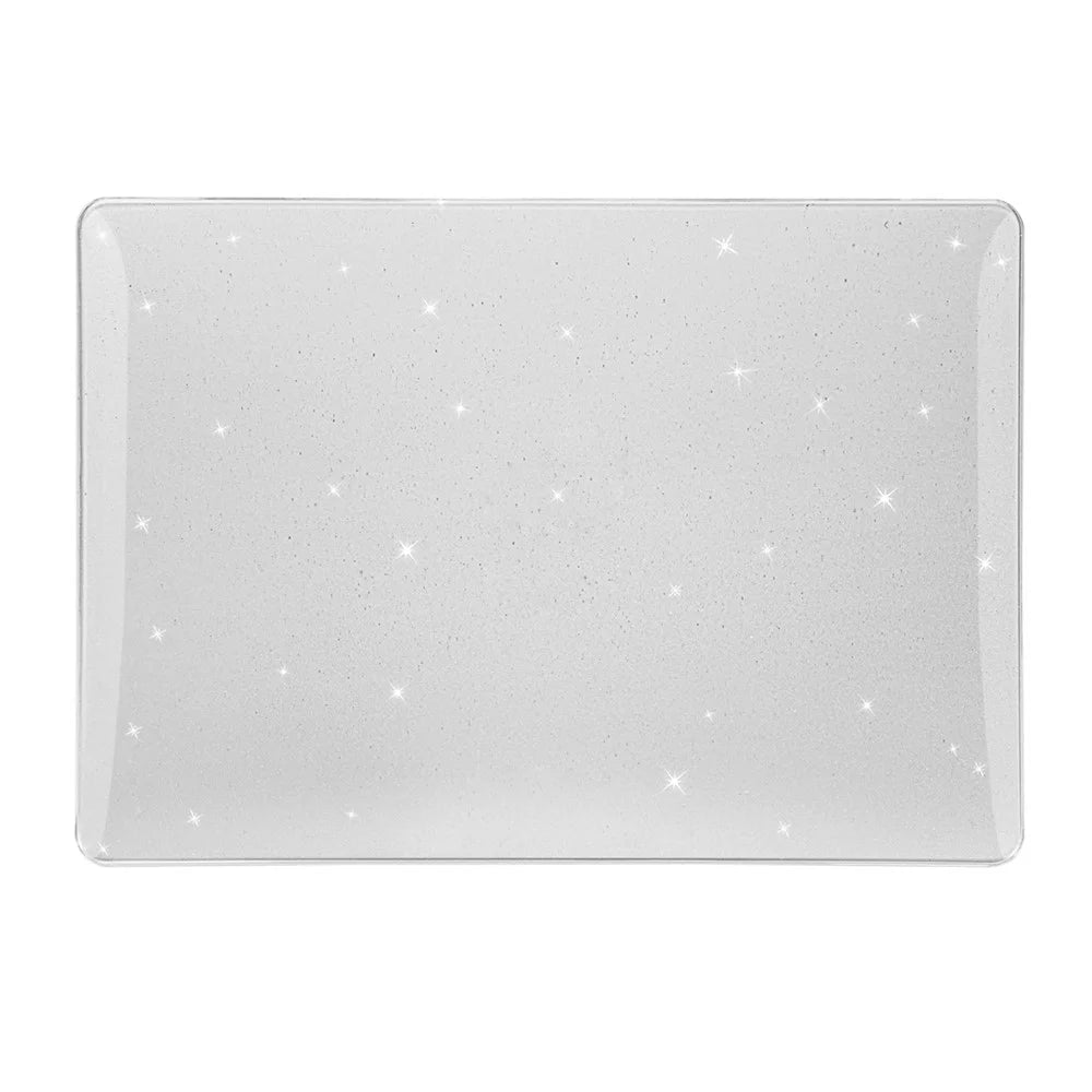 ENKAY HAT PRINCE For Macbook Air 15 inch (2025) / (2024) / (2023) A2941 (EU Version) Glitter PC Laptop Case with TPU Film + Plugs - Transparent - 3