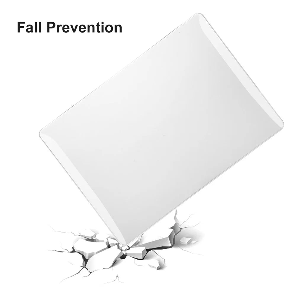 ENKAY HAT PRINCE For Macbook Air 15 inch (2025) / (2023) A2941 / A3114 (EU Version) Hard PC Laptop Case with TPU Film + Plugs - Transparent - 5