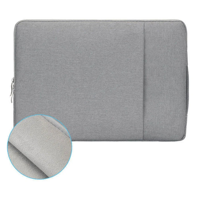 10.5-inch Shockproof Nylon Tote Tablet Bag Protective Sleeve Portable Storage Handbag - Grey - 1