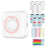 Portable Mini Printer Thermal Printing Wireless Bluetooth-compatible 200DPI Label Memo Wrong Question Printing Machine - Pink - 1