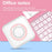 Portable Mini Printer Thermal Printing Wireless Bluetooth-compatible 200DPI Label Memo Wrong Question Printing Machine - Pink - 4