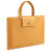 0814 15 / 16 inch Ultra Thin Notebook Carrying Bag Anti-scratch PU Leather Laptop Handbag - Yellow - 1