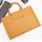 0814 15 / 16 inch Ultra Thin Notebook Carrying Bag Anti-scratch PU Leather Laptop Handbag - Yellow - 7