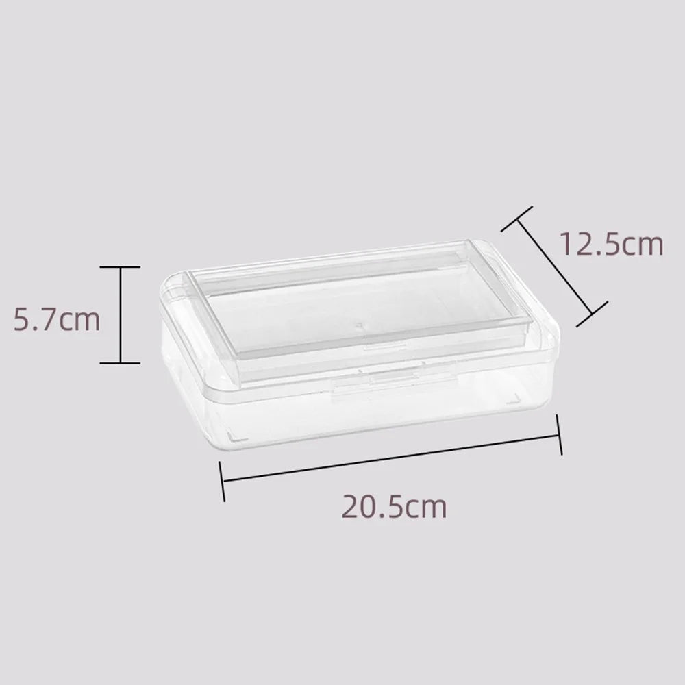 ZANYANG 1249 Transparent Double Layer Large Pencil Case PP Stationery Organizer Box School Supply - 7