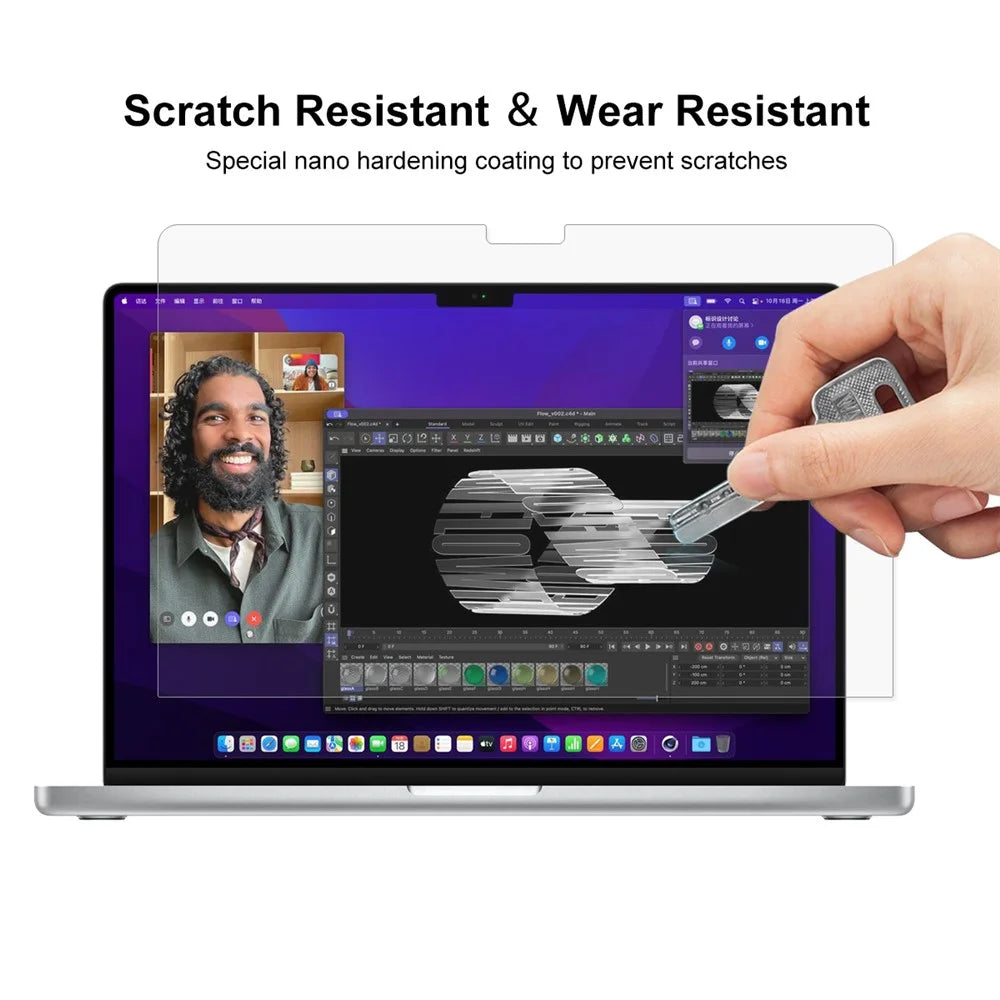 ENKAY HAT PRINCE Hard PC Case for MacBook Pro 14 inch (2026) A3427 A3426 / (2025) A3434 A3112 A3185 A3401 / (2024) A2918 A2992 / (2023) A2779 / (2022) / (2021) A2442 (EU) Laptop Cover with Kickstand - Dark Blue - 7