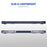 ENKAY HAT PRINCE For MacBook Air 13 inch (2020) A2179 / A2337 (US Version) Kickstand Hard PC Cover Anti-Drop Laptop Slim Case - Dark Blue - 6