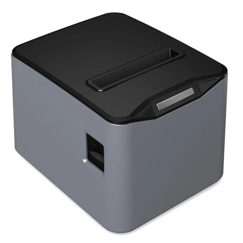 ZJ-8370 83mm Receipt Printer USB+LAN+Bluetooth-compatible High-Speed Mini Ticket Invoice Bill Printer - Black / US Plug - 1