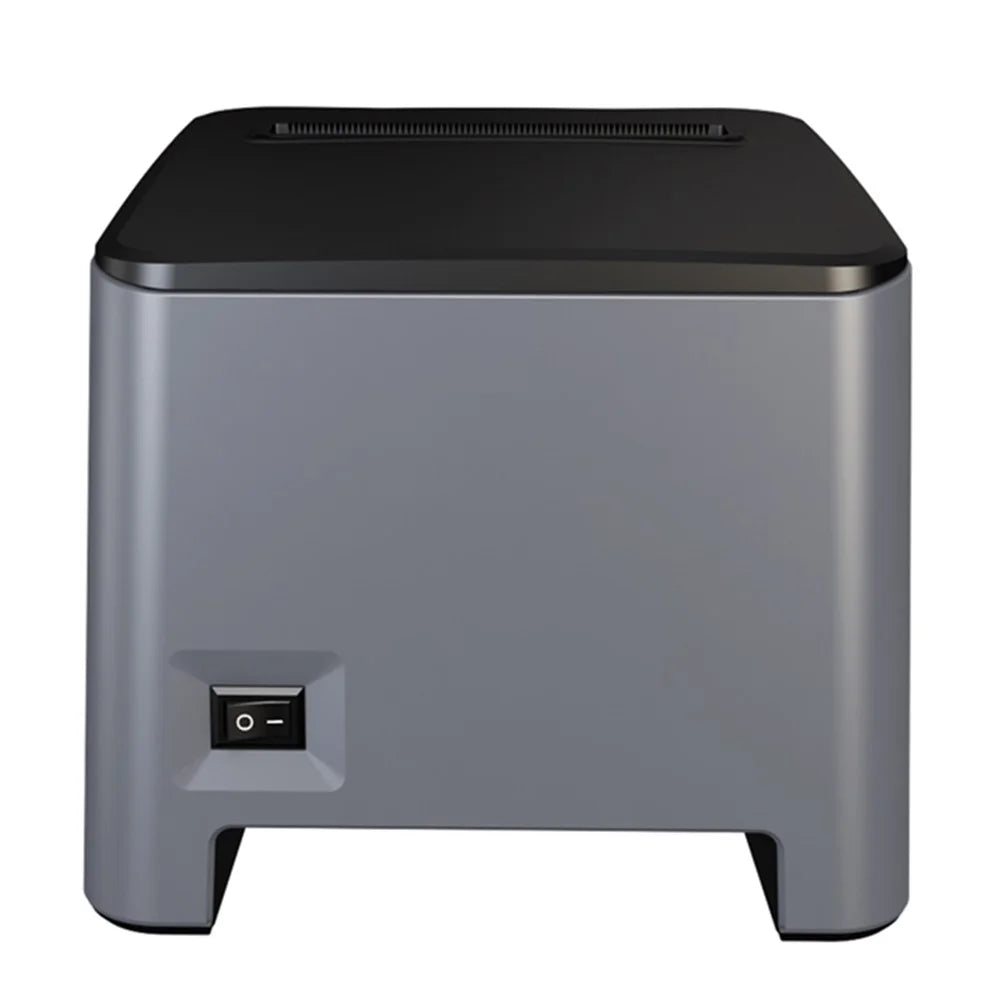 ZJ-8370 83mm Receipt Printer USB+LAN+Bluetooth-compatible High-Speed Mini Ticket Invoice Bill Printer - Black / US Plug - 2