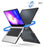 Sailor Series for Huawei MateBook D14 (2023) Laptop Case Dual Layer PC+TPU Protective Cover - Transparent Black - 4