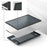 Sailor Series for Huawei MateBook D14 (2023) Laptop Case Dual Layer PC+TPU Protective Cover - Transparent Black - 6