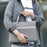 609 14-inch Laptop Handbag Waterproof Oxford Cloth Notebook Storage Bag Carrying Pouch - Grey - 2