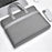 609 14-inch Laptop Handbag Waterproof Oxford Cloth Notebook Storage Bag Carrying Pouch - Grey - 4