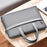 609 14-inch Laptop Handbag Waterproof Oxford Cloth Notebook Storage Bag Carrying Pouch - Grey - 6