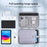 11-inch Laptop Handbag Waterproof Nylon 180 Degree Opening Soft Lining Carrying Pouch - White - 2