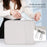 11-inch Laptop Handbag Waterproof Nylon 180 Degree Opening Soft Lining Carrying Pouch - White - 4