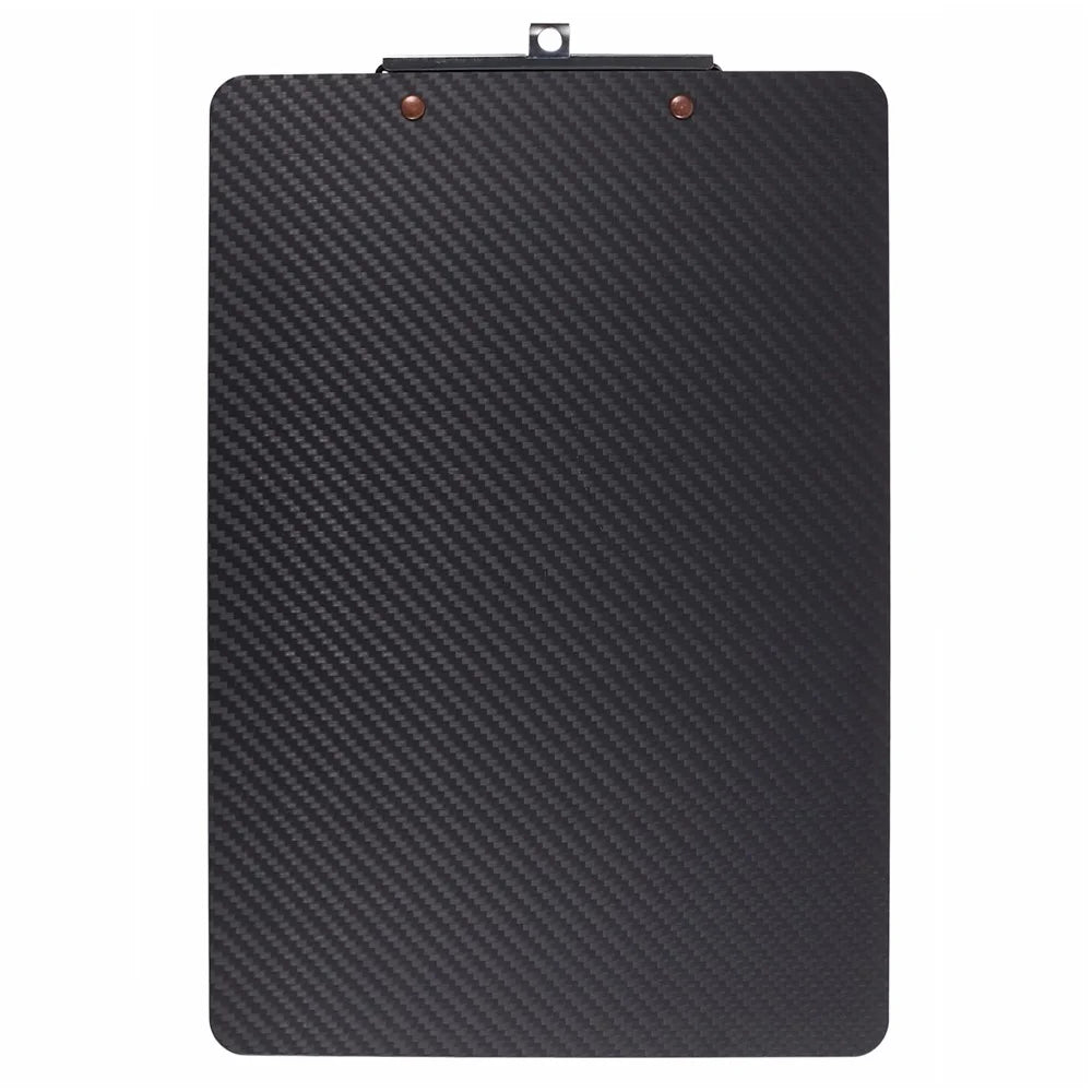 A4 220x315mm Aramid Fiber Clipboard Black Paper Clip Holder Writing Board Document Holder - Vertical Style - 2