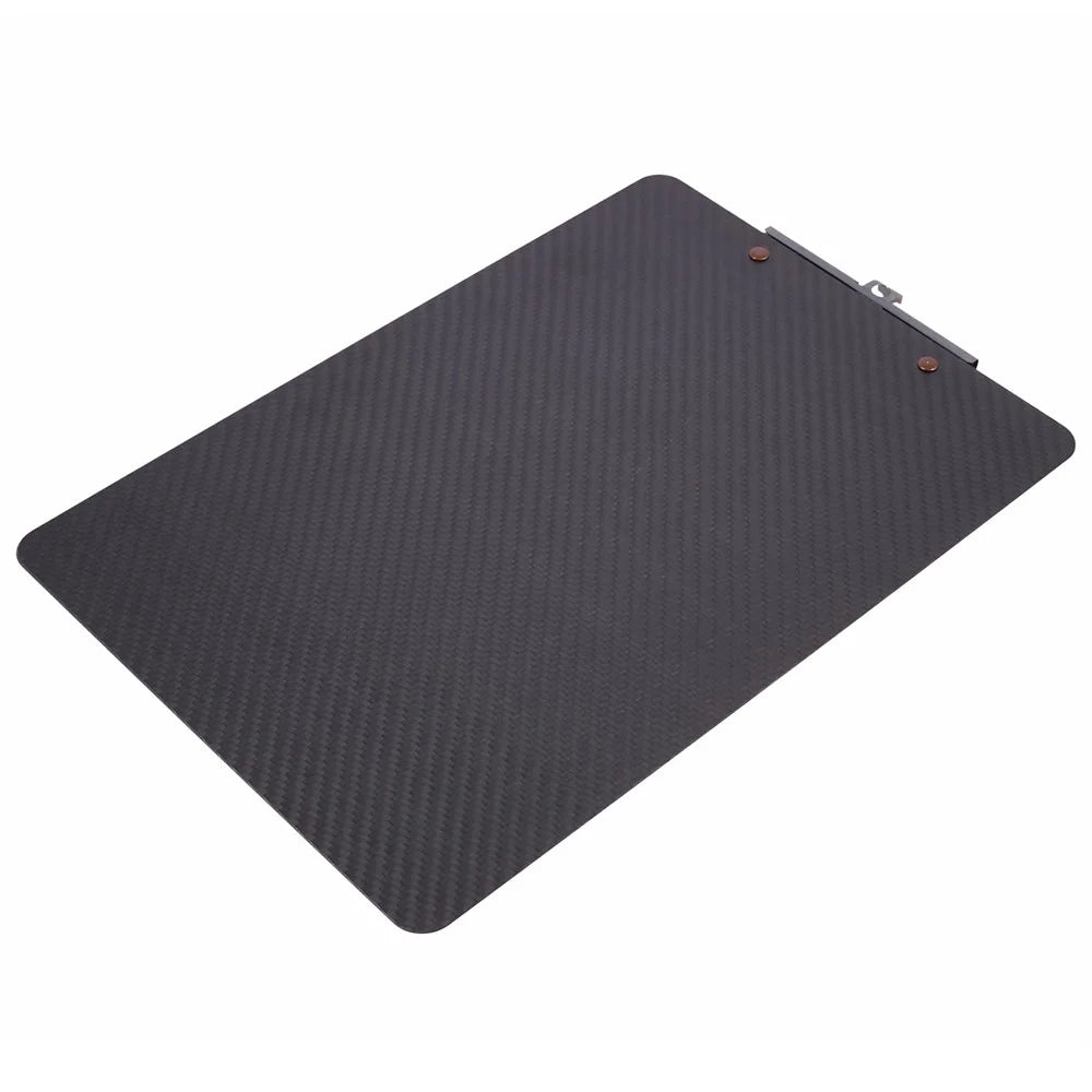 A4 220x315mm Aramid Fiber Clipboard Black Paper Clip Holder Writing Board Document Holder - Vertical Style - 4
