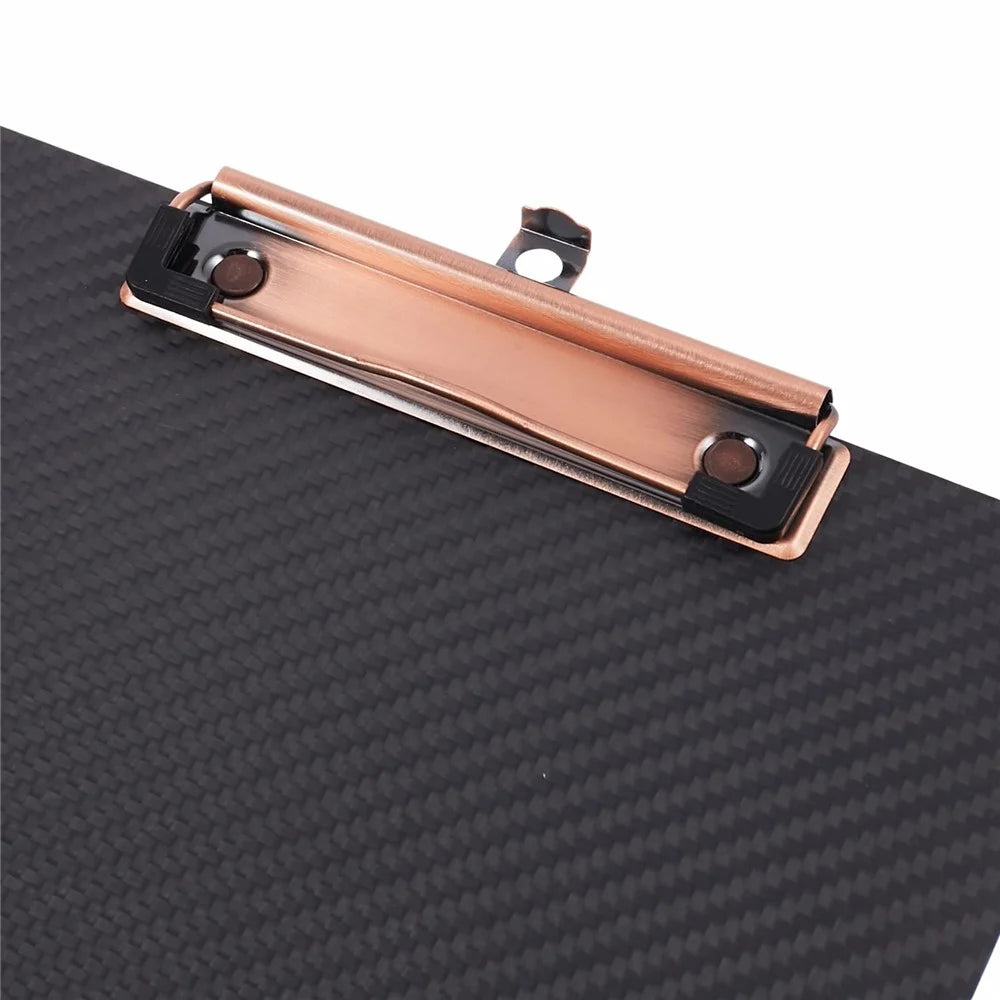 A4 220x315mm Aramid Fiber Clipboard Black Paper Clip Holder Writing Board Document Holder - Vertical Style - 5