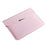 16-inch Slim Laptop Bag Magnetic Flap PU Leather Horizontal Notebook Sleeve - Pink - 1