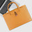 16-inch PU Leather Laptop Handbag Wooden Buckle Anti-scratch Notebook Bag - Black - 5