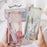 HE CHOOSES D001 Nylon Mesh Pencil Case Student Stationery Storage Bag - Blue - 4