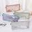 HE CHOOSES D001 Nylon Mesh Pencil Case Student Stationery Storage Bag - Blue - 5