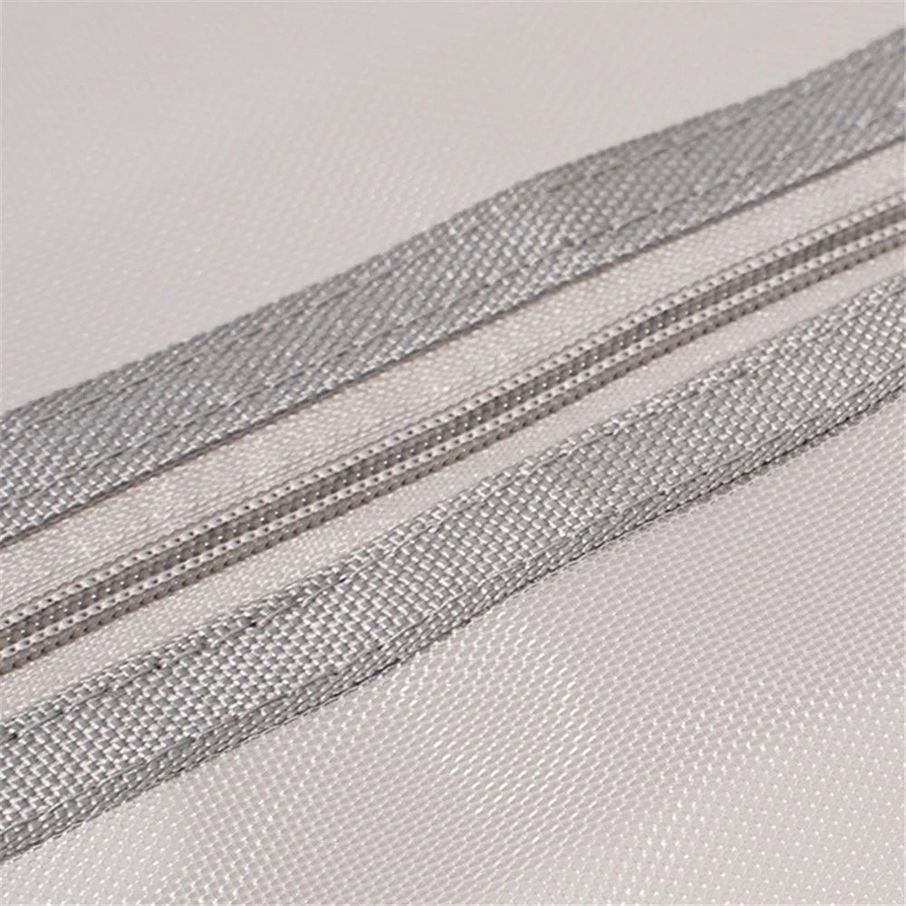 HE CHOOSES D053 Three-Dimensional Square Mesh Storage Bag Pencil Case, Size XL - Grey - 5