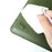 13-inch PU Leather Laptop Bag Ultra-thin Vertical Notebook Sleeve - Blackish Green - 5