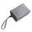 Power Bank Cable Flash Drive PU Leather Storage Bag Electronic Organizer - Grey - 1