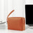 PU Leather Storage Bag Electronic Accessory Organizer with Hand Strap - Brown - 2