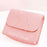 Power Bank Storage Bag Ultra-thin PU Leather Accessories Organizer - Milk Tea Pink - 4