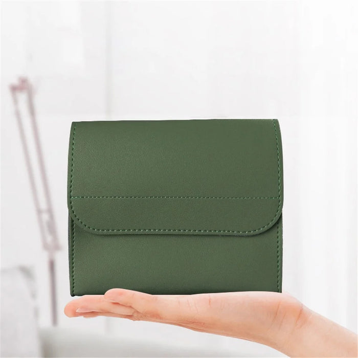 Power Bank Storage Bag Ultra-thin PU Leather Accessories Organizer - Milk Tea Pink - 7
