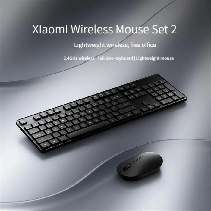 XIAOMI WXJS02YM 2.4G Wireless Keyboard + Mouse Set for Windows 10 and Above (Chinese Version) - 2