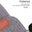 8-11inch Tablet Carrying Bag Soft Lining Shockproof Tablet PC Handbag Crossbody Bag - Grey - 4