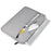 15.6-inch Laptop Waterproof Handbag Scratch Proof Notebook Carrying Bag - Light Grey - 2