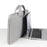 15.6-inch Laptop Waterproof Handbag Scratch Proof Notebook Carrying Bag - Light Grey - 6