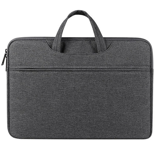 13.3-inch Laptop Polyester Protective Handbag Soft Lining Notebook Carrying Bag - Dark Grey - 1