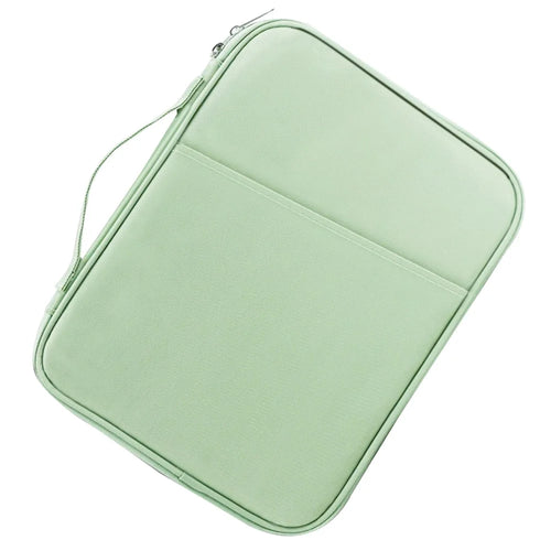 ND13 10.8-11 inch Shockproof Laptop Bag 180 Degree Opening Tablet Handbag - Green - 1