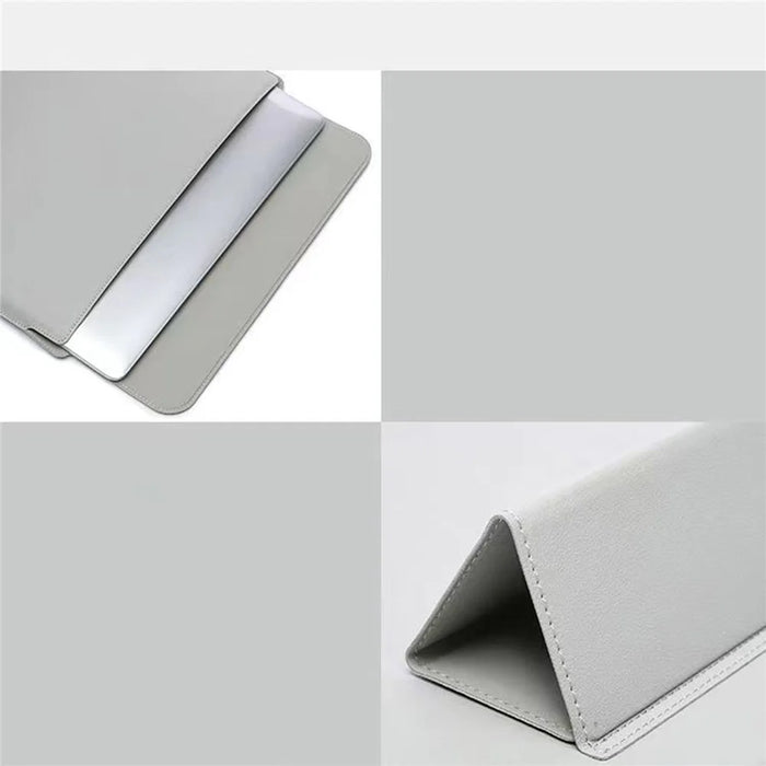 14-14.1 inch Laptop Sleeve with Foldable Stand Ultra-Slim Notebook Carrying Pouch - Black - 5