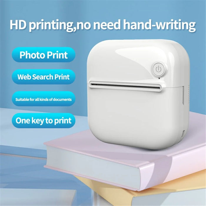 A33 Mini Inkless Bluetooth-compatible 5.1 Photo Printer Portable Wireless Office Memo Printer - 6